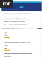 Python Viva Questions and Answers | PDF | Python (Programming Language ...