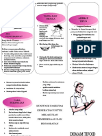 Leaflet Demam Tifoid