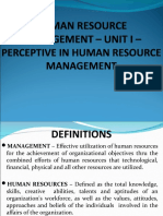 HRM PPT - Unit I