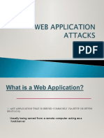 3.2 Web Application Attacks