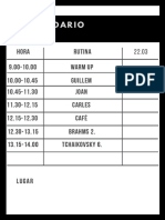 Horario curso Victor