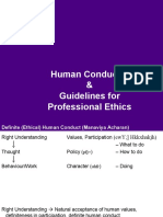 Definite Ethical Human Conduct