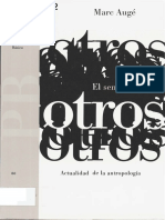 AUGÉ, MARC - El Sentido de Los Otros (Actualidad de La Antropología) (OCR) [Por Ganz1912]