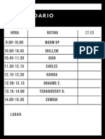 Horario Curso