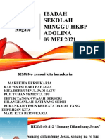 Ibadah Sekolah Minggu HKBP ADOLINA 02 Mei 2021