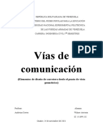 Vias de Comunicacion