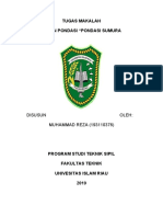 Tugas Makalah Pondasi Sumuran - Muhammad Reza - 193110376 - 4C