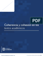 Coherencia y cohesión en textos académicos