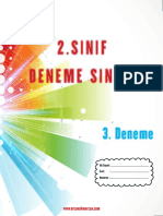 Sınıf Deneme Sınavı 2019 3. Deneme