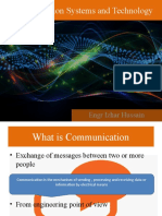 Communication Systems and Tech Overview