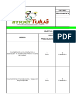 Mapa de Riesgos Por Procesos - Imder Tuluá