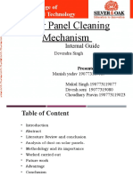 Cleaing of Solar Panel (2nd Review 6th Sem) 2021