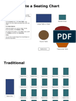 Create A Seating Chart: Student Desk Large Table or Desk