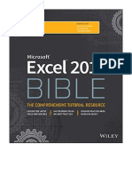 Excel 2019 Bible - Michael Alexander