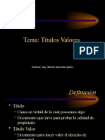 Títulos Valores: Definición, Principios, Ley y Tipos