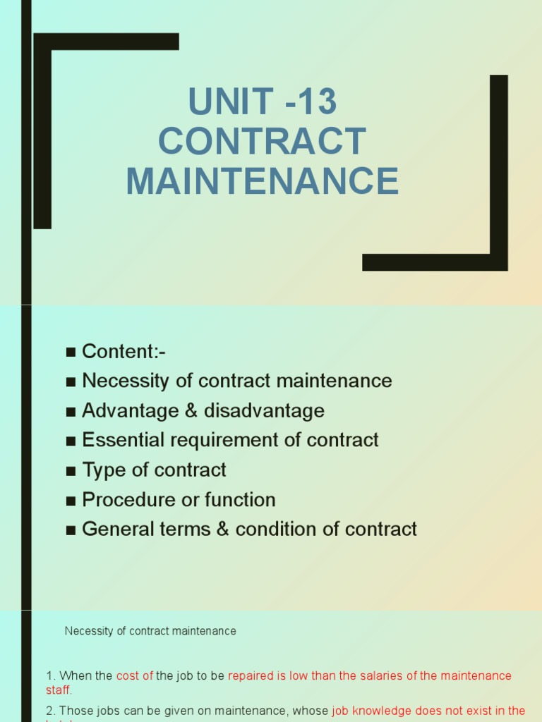 unit-13-contract-maintenance-pdf-employment-economies