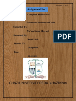 Ghazi University Dera Ghazi Khan: Assignment No 1