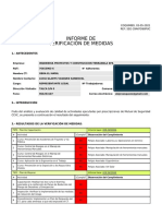 Informe de verificación de medidas de seguridad en obra de construcción