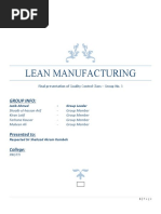 Lean Manufacturing