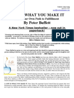 Life Is What You Make It Find Your Own Path To Fulfillment by Peter Buffett