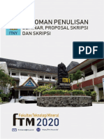 Pedoman Penulisan FTM 2020