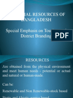 Potential Resources of Bangladesh Special Emphasis On Tourism and District Branding