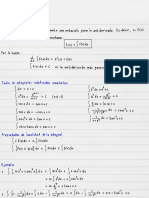 La Integral Indefinida