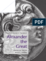 Alexander The Great Historical Sources in Translation Waldemar Heckel J C Yardley