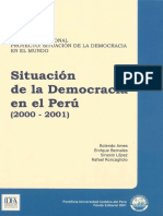 Situación de La Democracia en El Perú (2000-2001)