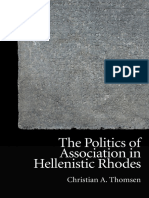 The Politics of Association in Hellenist