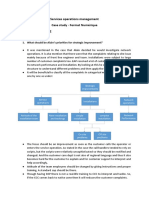 Services Operations Management Case Study - Fermat Numérique Prashant Thakare - 122