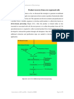 NPTEL Biotechnology Product Recovery Methods