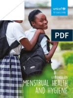 UNICEF Guidance Menstrual Health Hygiene 2019
