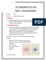 Campo Magnetico en Bobinas y Solenoides Lab n2