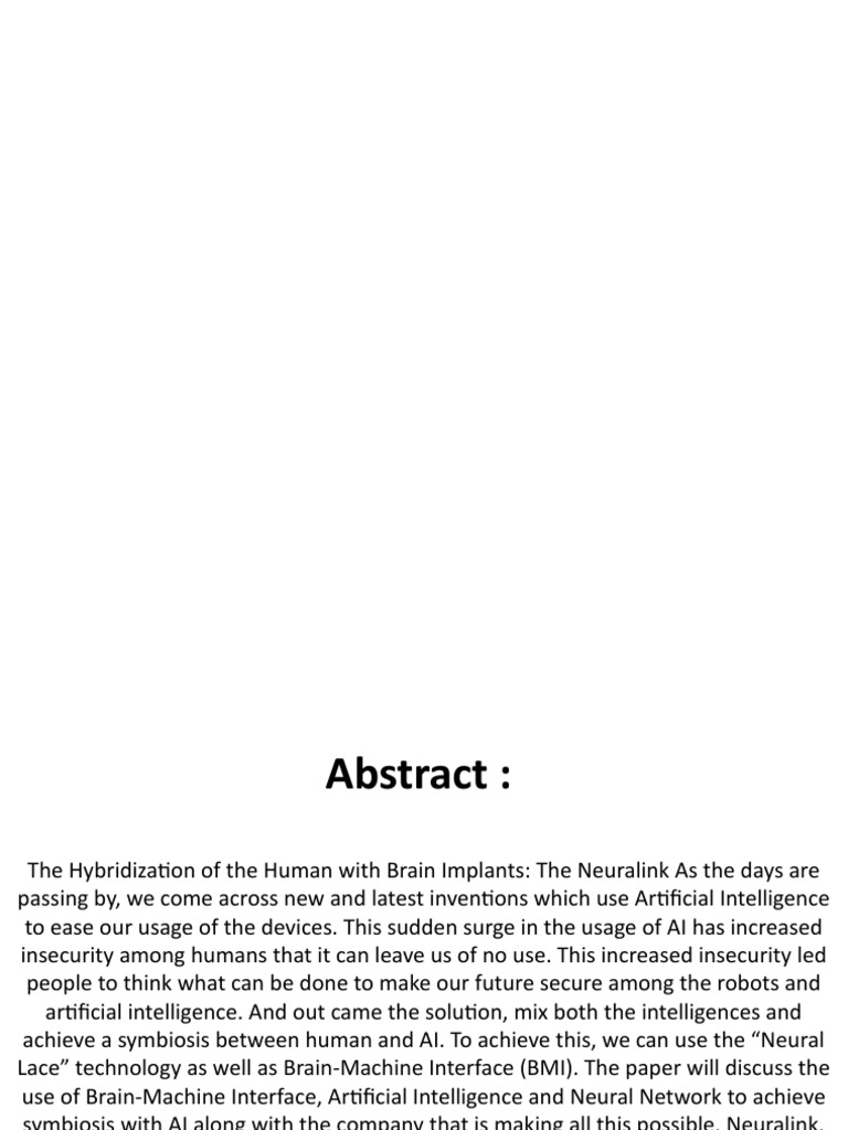 Neuralink: Pros, Cons, and Future Impact | PDF | Artificial ...
