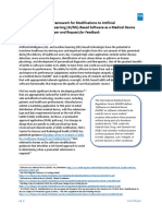 US FDA Artificial Intelligence and Machine Learning Discussion Paper