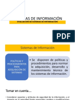 2.2 Evaluación Sistemas de Información