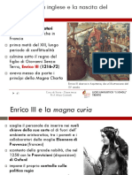 # 1.10 La nascita del sistema bicamerale inglese; i Lord e i Comuni. Natura orizzontale del potere contrattuale, lunga durata della verticalità, Costituzione