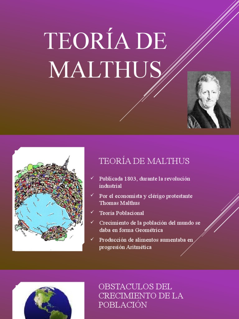 Teoría Malthusiana de la Población | PDF | Historia