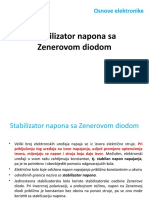 Stabilizator Napona Sa Zenerovom Diodom