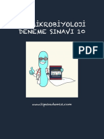 Fa Mi̇krobi̇yoloji̇ Deneme Sinavi - 10