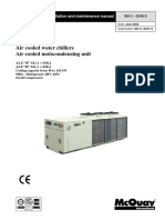 Air Cooled Water Chillers Air Cooled Motocondensing Unit: Installation and Maintenance Manual