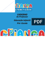 CADERNO DO PROFESSOR: ALFABETIZAÇÃO E LETRAMENTO NA EDUCAÇÃO INFANTIL