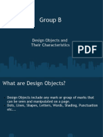 Group B: Design Objects and Their Characteristics