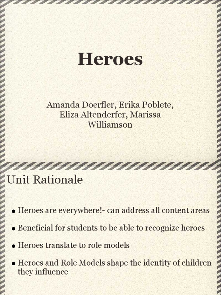 Understanding Hero Roles in Education | PDF | Science & Mathematics