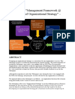 Whitepaper - "Management Framework at The 5 Senses of Organizational Strategy"