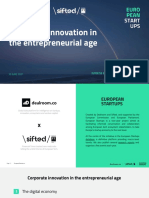 Corporate Innovation in The Entrepreneurial Age: 10 JUNE 2021