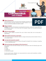 COVID-19 Teachers Brochure