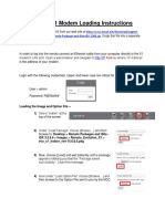 IDirect X1 Modem Loading Instructions 3.3.6.6