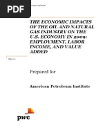 Download The Economic Impacts of the Oil and Natural Gas Industry on the US Economy in 2009 by Energy Tomorrow SN54535552 doc pdf